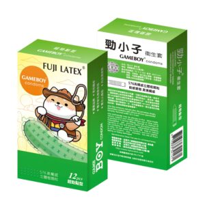 柴語錄聯名款，GAMEBOY 勁小子- 超勁點型 衛生套 12入